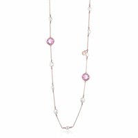 Collana Lelune Donna LELUNE GLAMOUR in Argento Perla LGNK562 - LGNK562